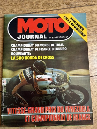 Moto journal 308 essai - , honda