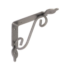 Console Coin D'Étagère Argent Fixation pour Étagère Murale Regal Angle Massif