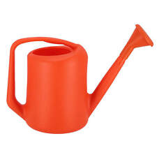 Moderne, Léger 5 Litres Arrosoir en Orange en Plastique, Avec Bec Verseur