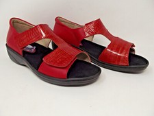 SHIRLEY ROUGE Chauss'medical Sandale thérapeutique 35 au 41 hallux valgus