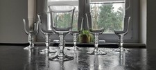 6 VERRES A VIN EN CRISTAL BACCARAT MODELE VENCE SIGNES Ht 14,2 cm