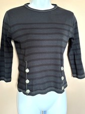 Marinière courte double boutonnage Jean-Paul Gaultier, taille S/M, très bon état