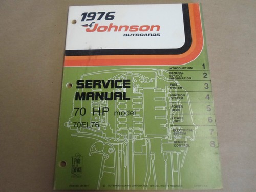 1976 johnson hors bord - hors-bord, service