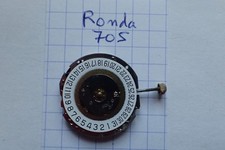 Ronda 705 : Ancien mouvement complet, pour pièce, fonctionne.
