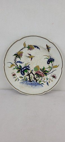 Plat faïence de - plat, en