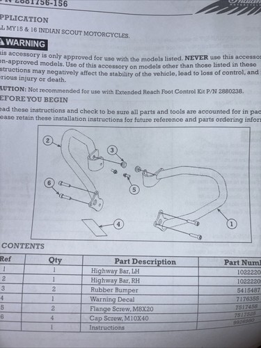 Indian motorcycle oem highway - oem,