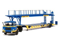 UNIC MZ.36 TCA AVEC SA REMORQUE PORTE-VOITURES CAUSSE-WALON 1/43ème