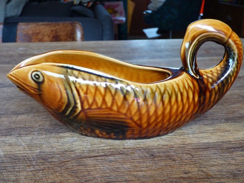 Saucière forme poisson - saucière, en