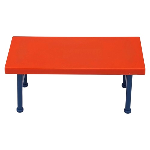 Playmobil table orange bleu - table, orange/bleu