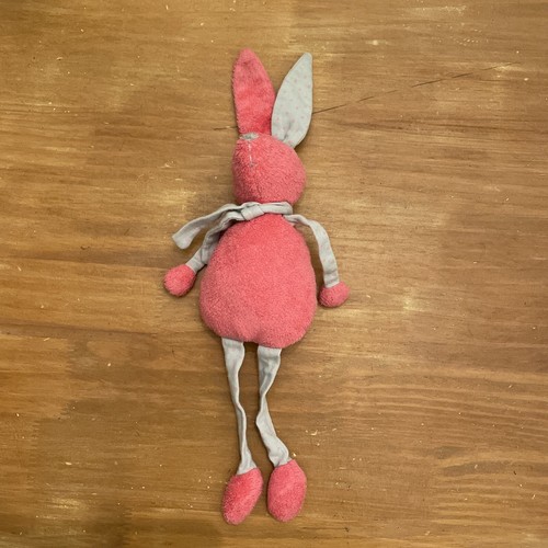Doudou peluche lapin rose - doudou,