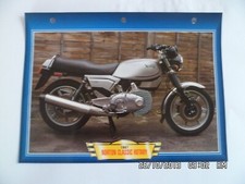 CARTE FICHE MOTO NORTON CLASSIC ROTARY 1987