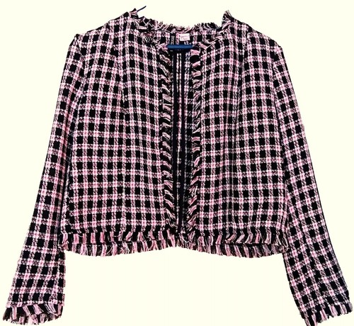 Veste courte tweed - veste, motif