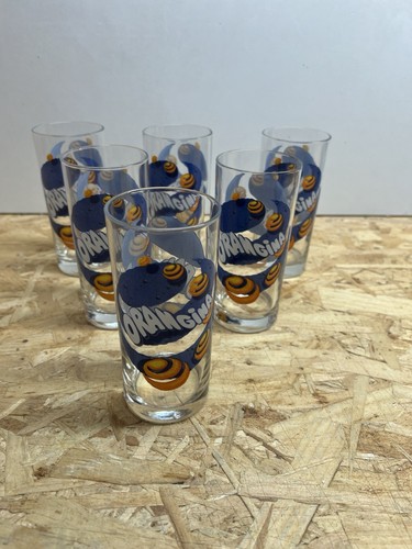 Lot verres orangina bleu - 6,