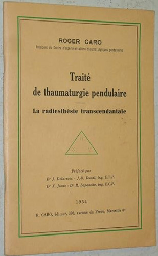 Traité thaumaturgie - de,