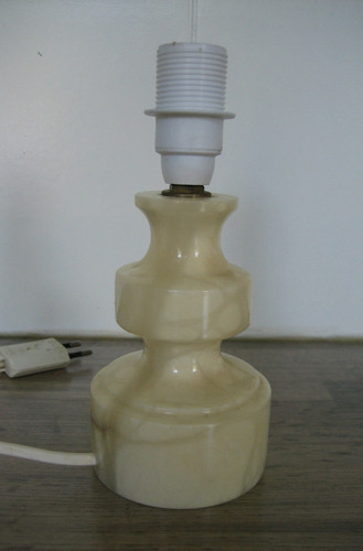 Ancien pied lampe - pied, de