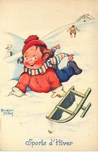 ILLUSTRATEUR BEATRICE MALLET SPORTS D'HIVER