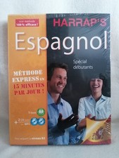 Coffret de langue neuf ESPAGNOL (spécial débutants) : 1 livre + 2 CD (Harrap's)