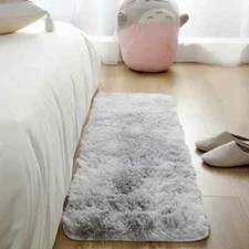 Petit tapis de sol 50x80cm Shaggy ultra-doux moelleux peluche salon chambre