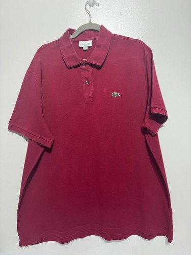 Polo lacoste rouge - rouge, taille