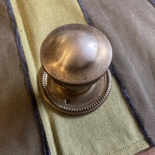 ANCIENNE POIGNÉE DE PORTE RONDE ART DÉCO EN LAITON OU BRONZE DORÉ Meuble Tiroir