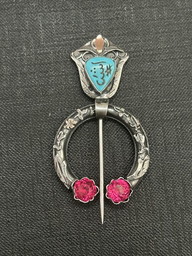 Ancienne fibule broche avec - fibule,,
