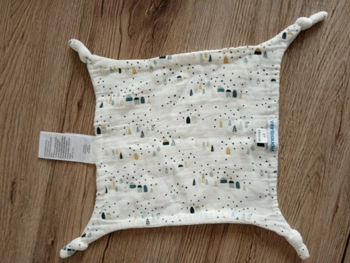 Doudou plat vert baudet - doudou,