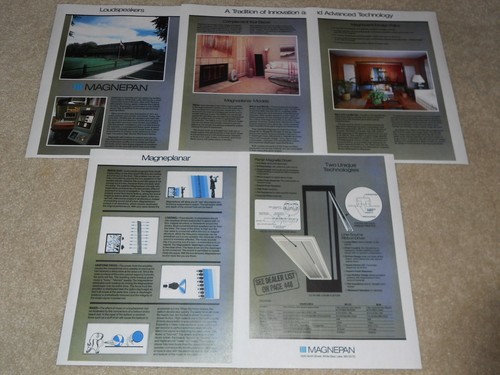 Magnepan brochure 1988 smga - brochure,,