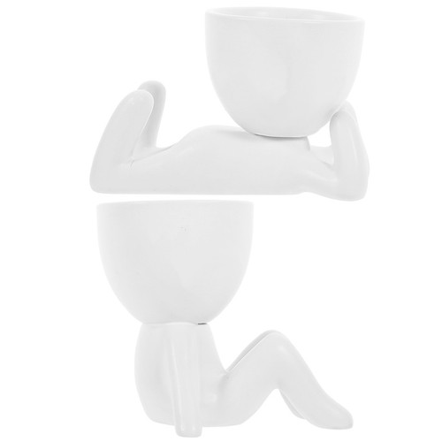 Pcs pot fleurs - 2, de