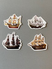 4 Autocollants stickers 