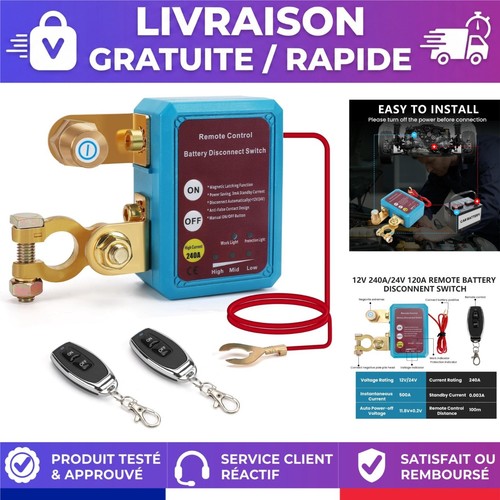 Coupe circuit batterie - coupe-circuit,