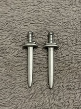 Playmobil : Lot 2 Épées Grises Armes