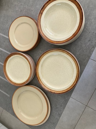 Lot assiettes rustiques - d'assiettes,