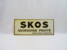 PLAQUE PUBLICITAIRE SKOS