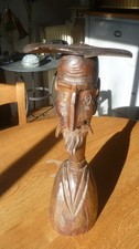SCULPTURE EN BOIS DON QUICHOTTE DE LA MANCHA  CERVENTES ARTISANAT  ESPAGNE 35 cm