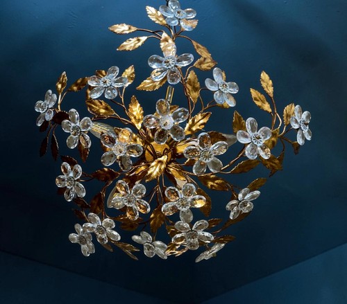 Lustre cristal encastré - lustre,