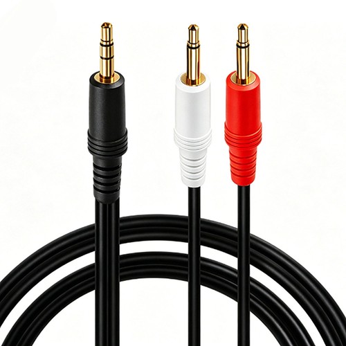 5mm stereo male dual - stereo, to