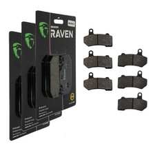 3 Kit plaquettes frein Av G, Av D et Ar Pour Harley-davidson Street Glide 1584 F