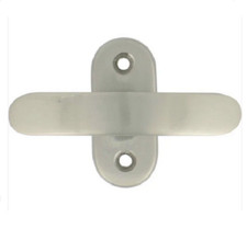 POIGNÊE BOUTON FENÊTRE DE CRÉMONE LAITON NICKELÉ Carré 7 Fourni Entraxe 45 mm