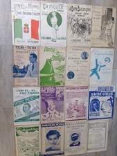 - lot de partitions anciennes , musique chant en français