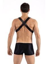 Harnais homme simili cuir avec