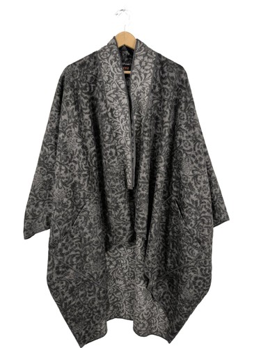 Elena poncho dames pull gris - poncho,
