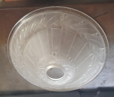 VASQUE TULIPE LUSTRE VERRE  SIGNE DELMAS   ART DECO   1930