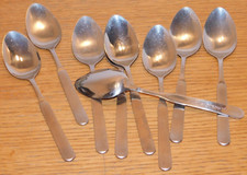 LOT 8 CUILLERE spoon LOFFEL Solingen Maier & Schulze INOX Stainless steel 18/10