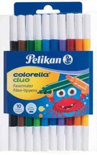 [973172] Pelikan [Ref:973172] PELIKAN Etui de 10 feutres colorella Duo C407 R...