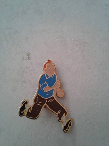 Broche tintin publicitaire - tintin, (publicitaire