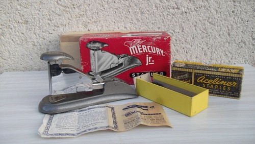 Ancienne agrafeuse mercury - agrafeuse,