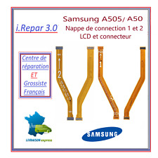 nappe samsung-A50 nappe 1 et 2- nappe lcd et connecteur samsung -A505F