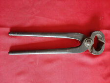 ancienne tenaille pince coupante acier forgé marquer ganz-stanl