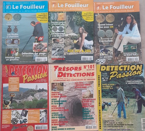 Lot magazines détection - magazines,