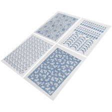  4 Sheets Pottery Decals